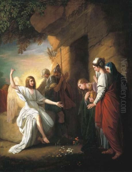 The Women At The Sepulchre Oil Painting by Benjamin West