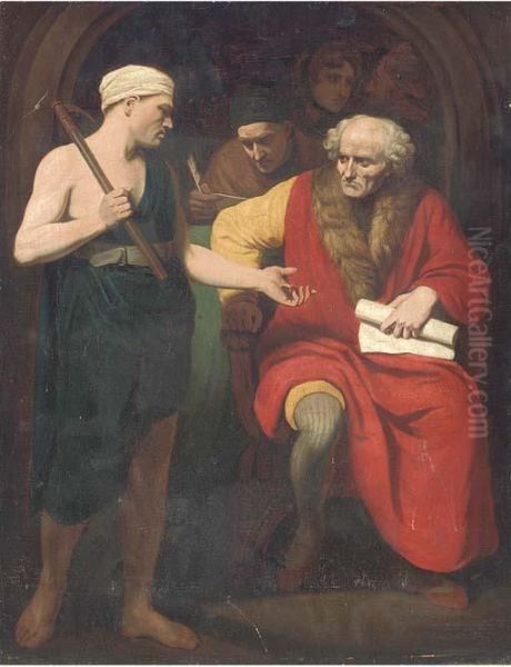 The Tax Collector Oil Painting by Benjamin West