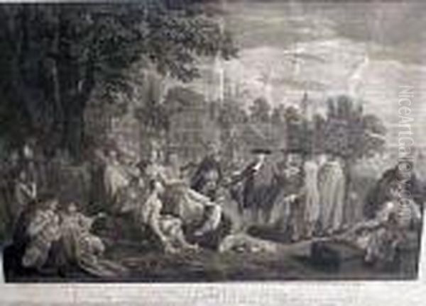 William Penn's Treaty With The Indians Oil Painting by Benjamin West