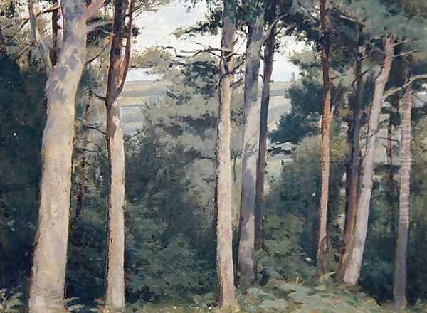 Lambert Castle, 1915 Oil Painting by Edward Ingram Taylor