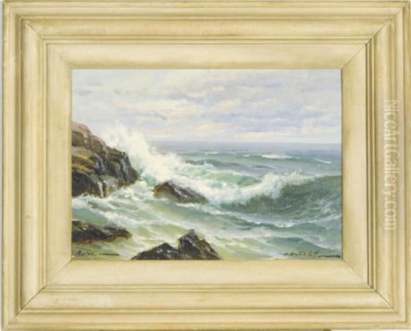 The Coast Of Maine Oil Painting by Constantin Alexandr. Westchiloff