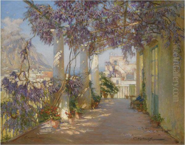 Capri Oil Painting by Constantin Alexandr. Westchiloff