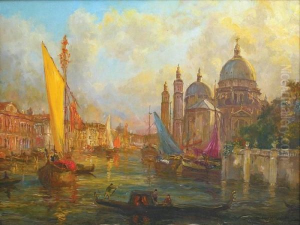 Venise Oil Painting by Constantin Alexandr. Westchiloff