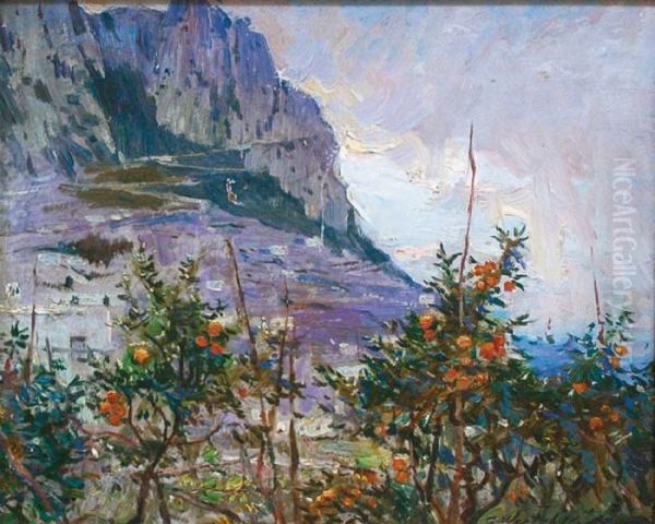 Capri Oil Painting by Constantin Alexandr. Westchiloff