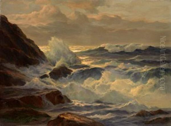 Seascape Oil Painting by Constantin Alexandr. Westchiloff