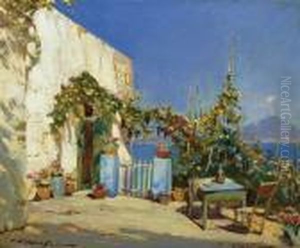 Capri. Oil Painting by Constantin Alexandr. Westchiloff