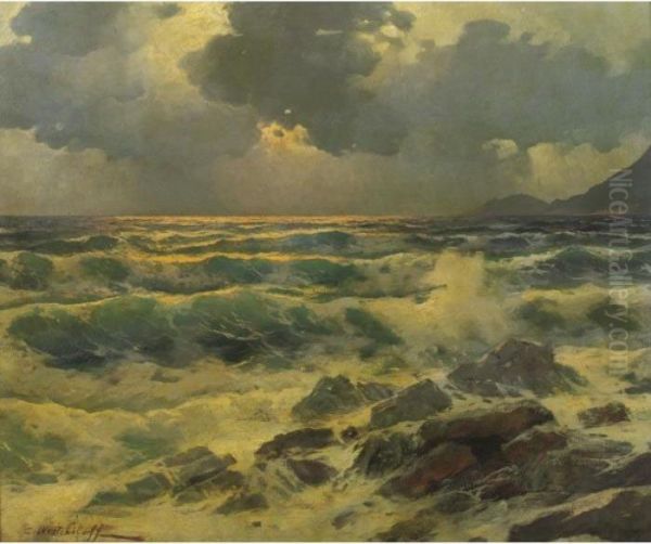 Seascape Oil Painting by Constantin Alexandr. Westchiloff