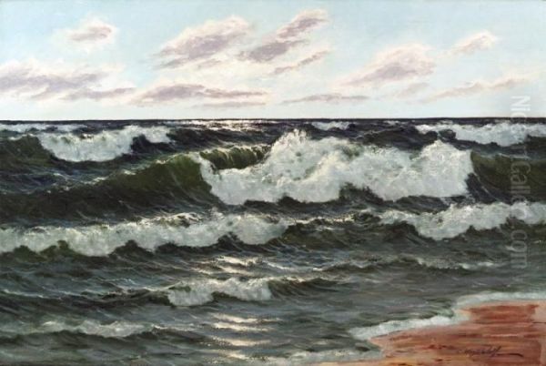 Seascape Oil Painting by Constantin Alexandr. Westchiloff