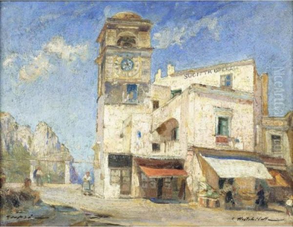 Capri Oil Painting by Constantin Alexandr. Westchiloff