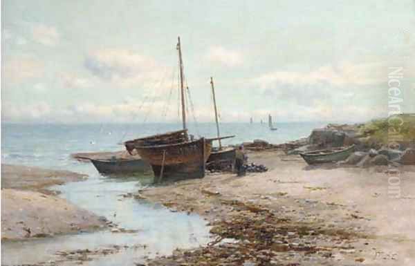 Low tide Oil Painting by John Taylor