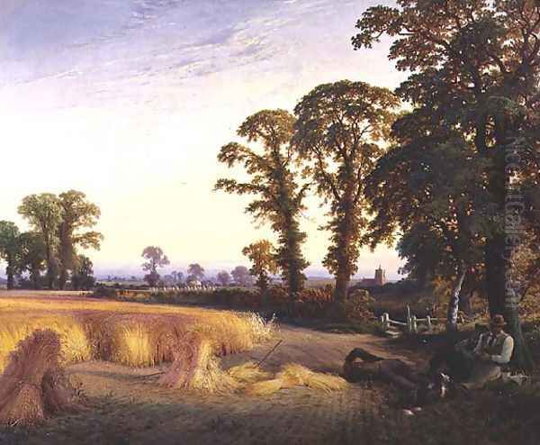 Haymaking, 1886 Oil Painting by James Towers