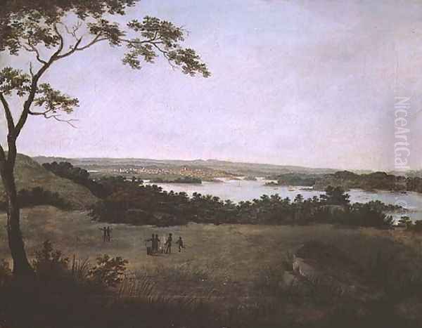 Sydney from Bell Mount, 1813 Oil Painting by S. Taylor