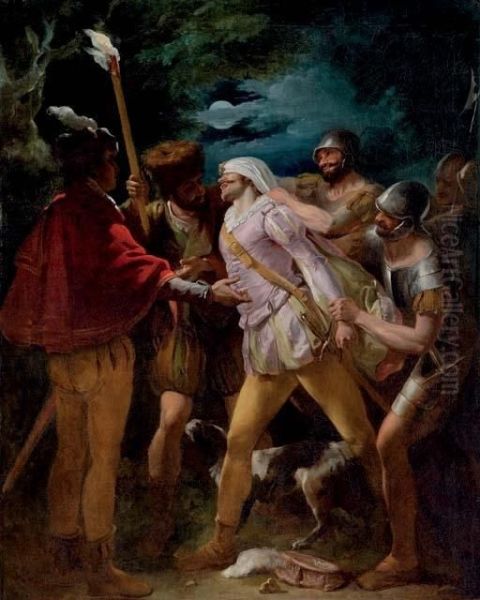 The Abduction Of Parolles, From 'all's Well That Ends Well' Oil Painting by Francis Wheatley