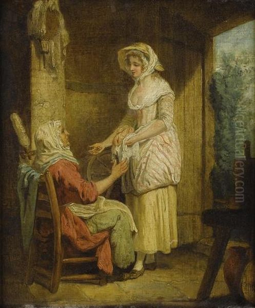 The Affectionate Daughter Oil Painting by Francis Wheatley