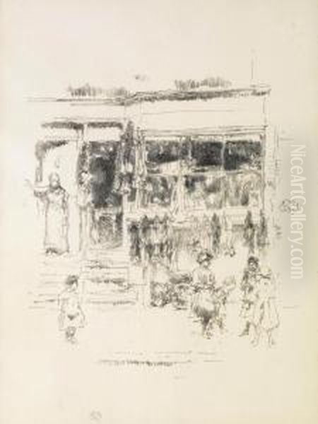 Chelsea Rags Oil Painting by James Abbott McNeill Whistler