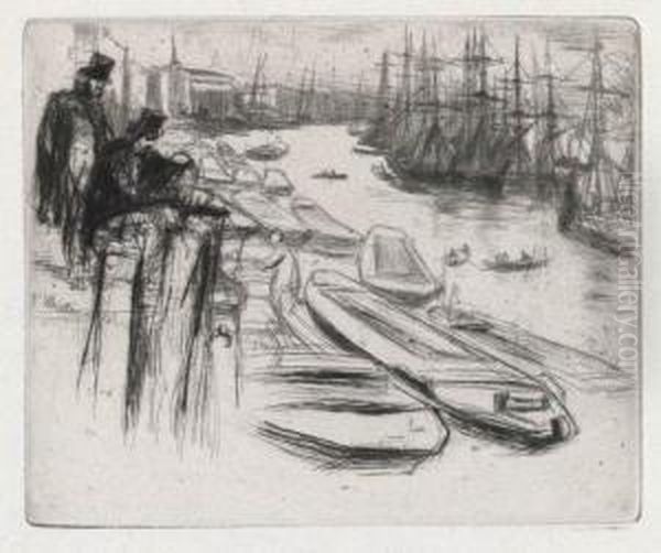 The Little Pool Oil Painting by James Abbott McNeill Whistler