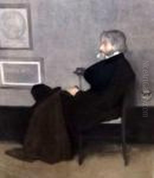 Portrait Of Thomas Carlisle Oil Painting by James Abbott McNeill Whistler