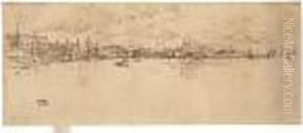 Long Venice (kennedy 212) Oil Painting by James Abbott McNeill Whistler