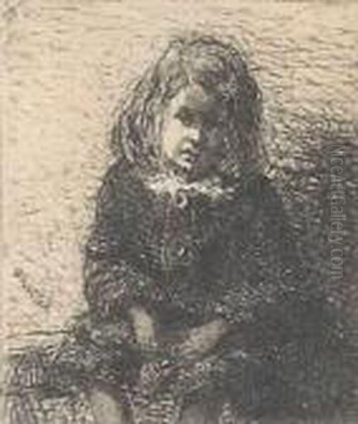 Little Arthur, From Twelve Etchings From Nature Oil Painting by James Abbott McNeill Whistler