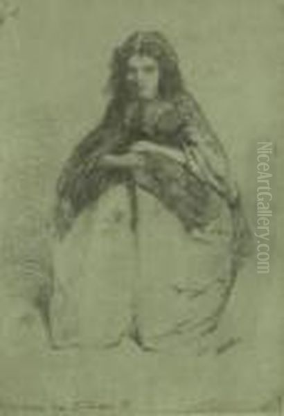 Fumette Oil Painting by James Abbott McNeill Whistler