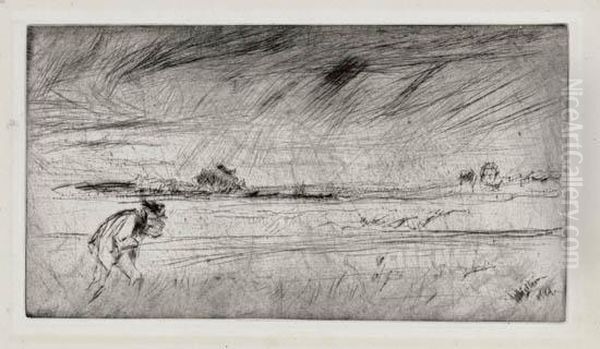 The Storm Oil Painting by James Abbott McNeill Whistler