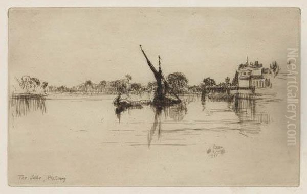 The Little Putney Oil Painting by James Abbott McNeill Whistler