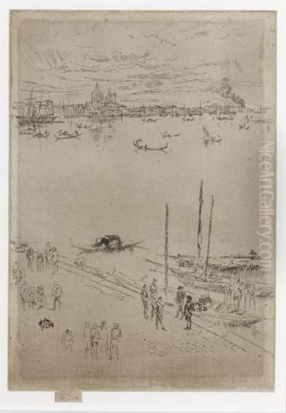 Upright Venice Oil Painting by James Abbott McNeill Whistler