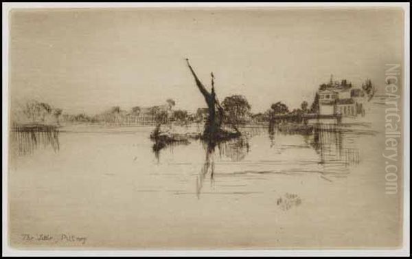 The Little Putney, No. 2 Oil Painting by James Abbott McNeill Whistler