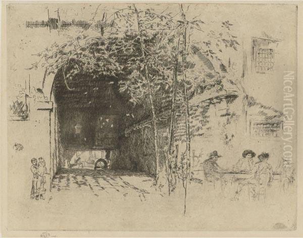 The Traghetto, No. 2 Oil Painting by James Abbott McNeill Whistler