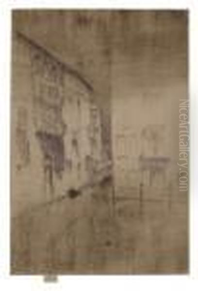 Nocturne: Palaces, From Twenty-six Etchings Oil Painting by James Abbott McNeill Whistler