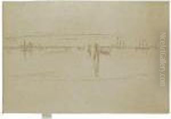 Long Lagoon Oil Painting by James Abbott McNeill Whistler