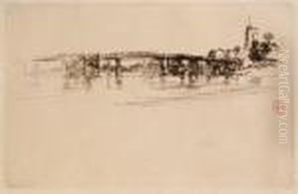 The Little Putney, 
No. 1 Oil Painting by James Abbott McNeill Whistler