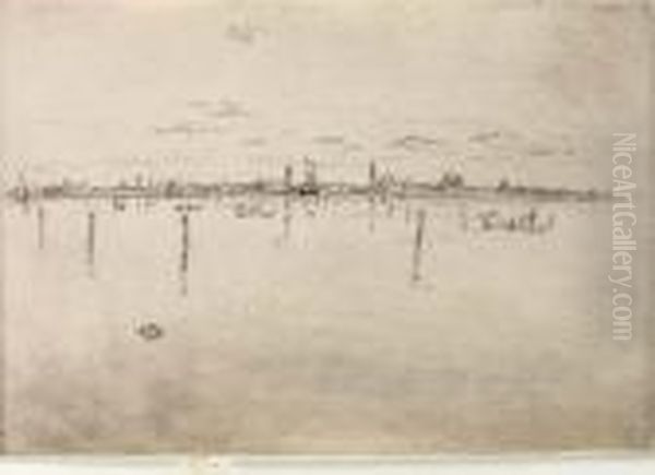 Little Venice Oil Painting by James Abbott McNeill Whistler