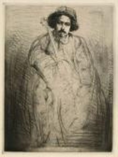 Becquet Oil Painting by James Abbott McNeill Whistler