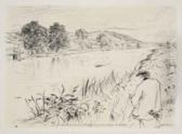 Sketching Oil Painting by James Abbott McNeill Whistler