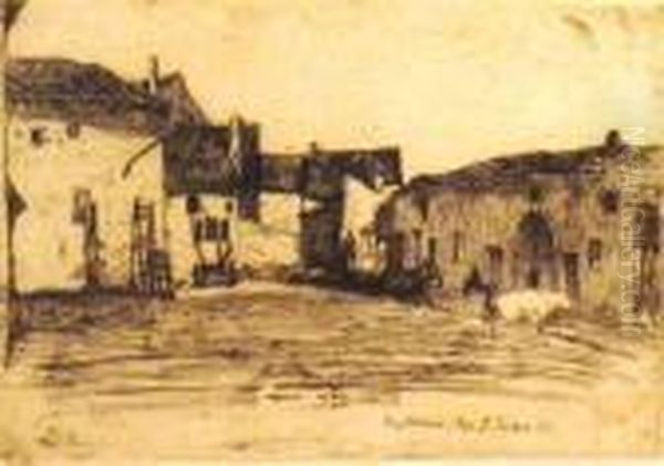 Liverdun Oil Painting by James Abbott McNeill Whistler