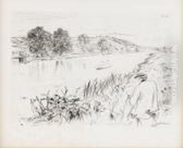 Sketching, No. 1 Oil Painting by James Abbott McNeill Whistler