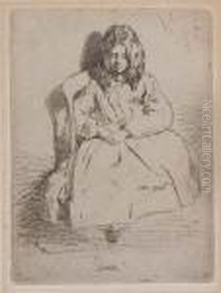 Annie Seated. Oil Painting by James Abbott McNeill Whistler