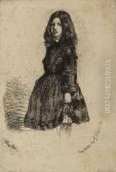 Annie Oil Painting by James Abbott McNeill Whistler