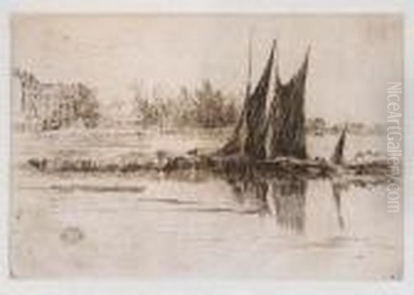 Hurlingham Oil Painting by James Abbott McNeill Whistler