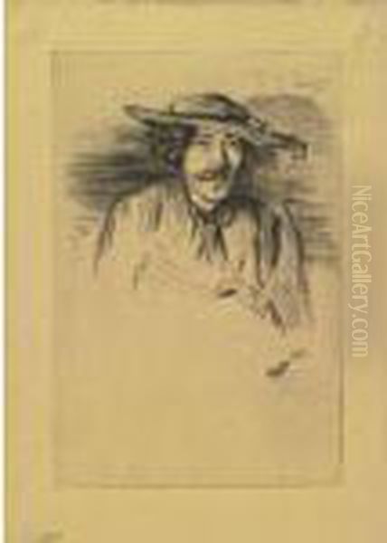 Portrait Of Whistler Oil Painting by James Abbott McNeill Whistler