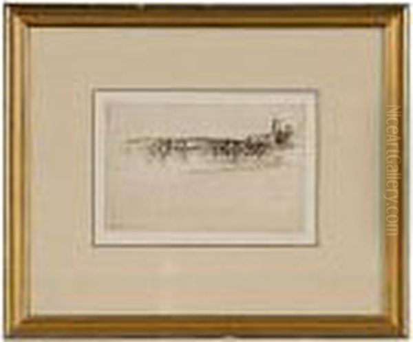 Little Putney No. 1 Oil Painting by James Abbott McNeill Whistler