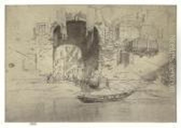 San Biagio. Oil Painting by James Abbott McNeill Whistler