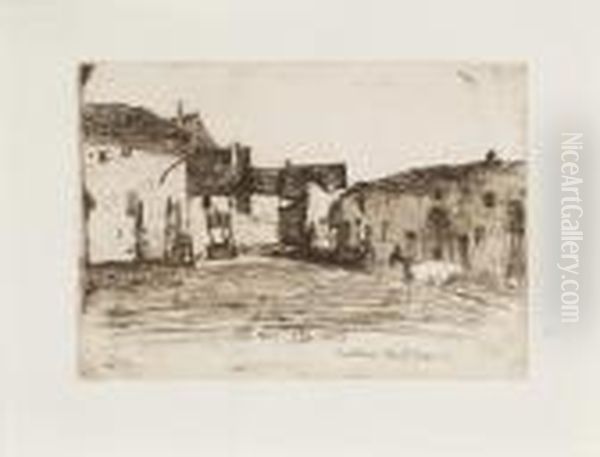 Liverdun Oil Painting by James Abbott McNeill Whistler