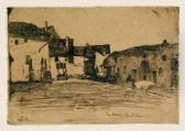 Liverdun. Oil Painting by James Abbott McNeill Whistler