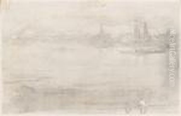 Early Morning Oil Painting by James Abbott McNeill Whistler