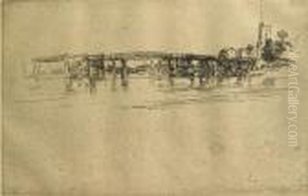 The Little Putney, No. 1 Oil Painting by James Abbott McNeill Whistler