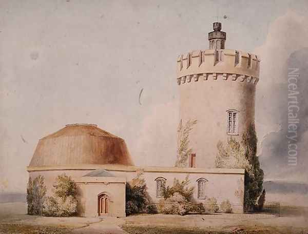 William Wests Observatory, Clifton Oil Painting by Samuel Griffiths Tovey