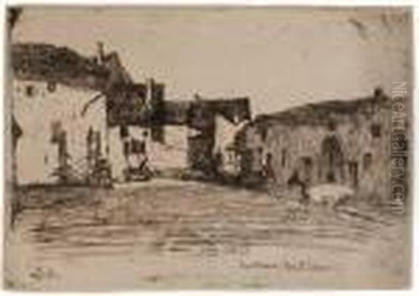 Liverdun Oil Painting by James Abbott McNeill Whistler