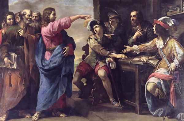 The Conversion of St. Matthew Oil Painting by Niccolo Tornioli